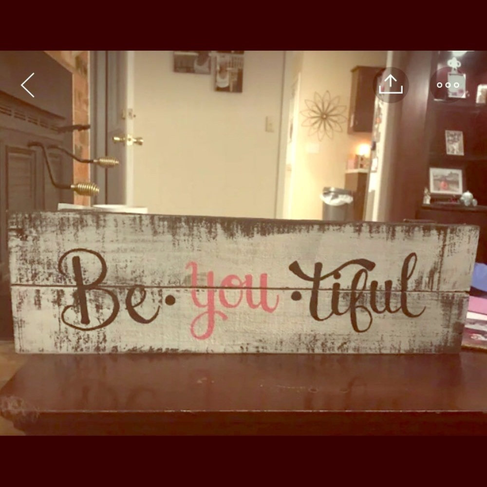 “Be - You - tiful” Shiplap Wallhanging
